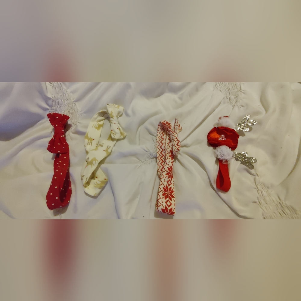 Festive Reindeer Hair Accessories Set
